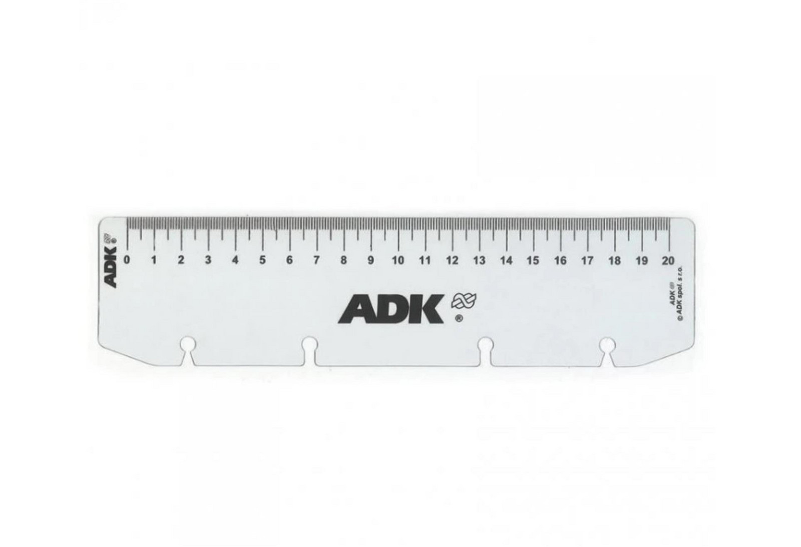 Plastová záložka pravítko do diáře ADK - A5, plastové