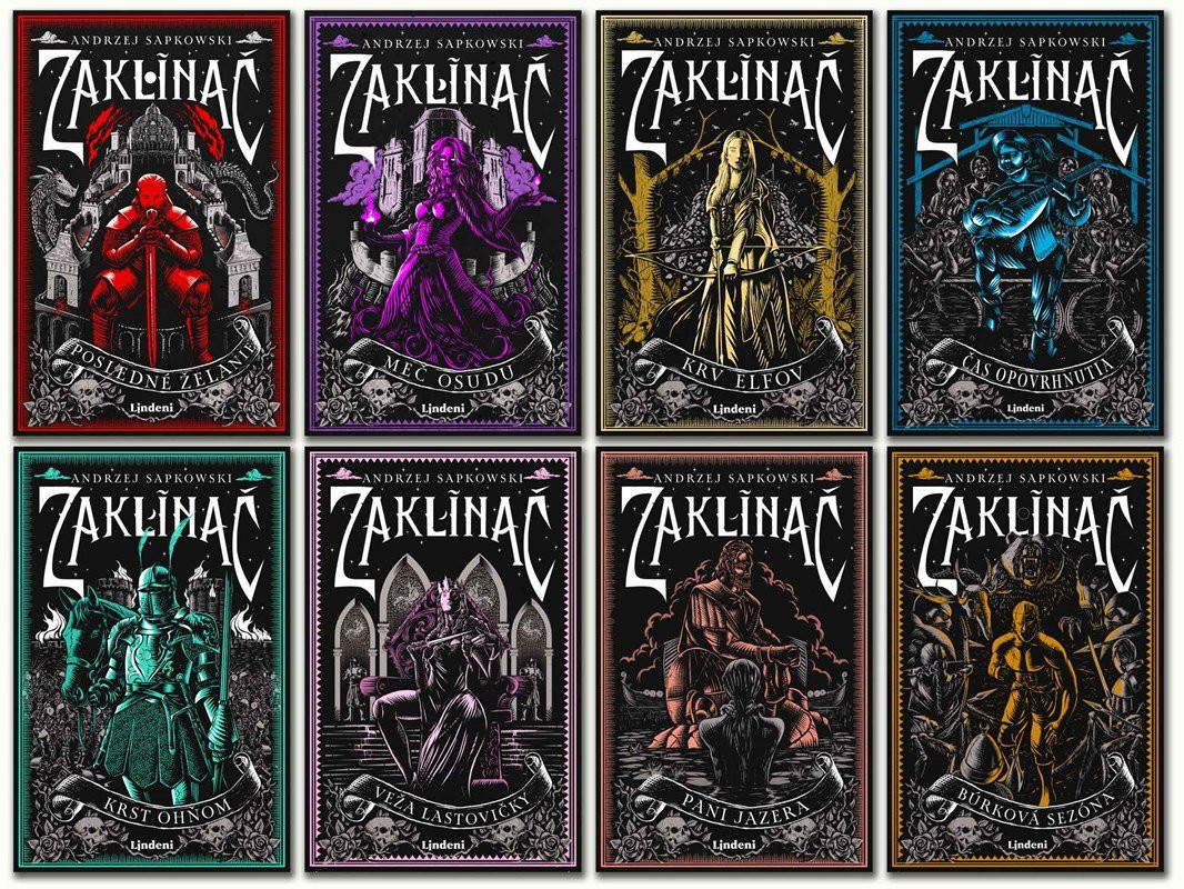 ZAKLÍNAČ - komplet 1.-8. diel - box - Andrzej Sapkowski