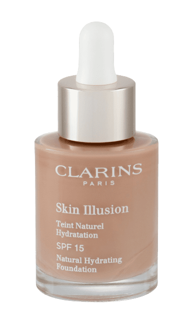 CLARINS Skin Illusion,Hydratační make-up s UV filtrem pro ženy,odstín 113 Chestnut, 30 ml