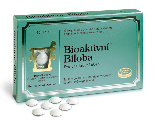 BIOAKTIVNÍ Biloba tablety 60