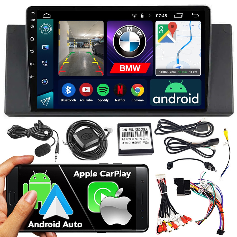 2DIN Ncs Autorádio RS-305 Bmw X5 E53 2000-2005 Android Navigace