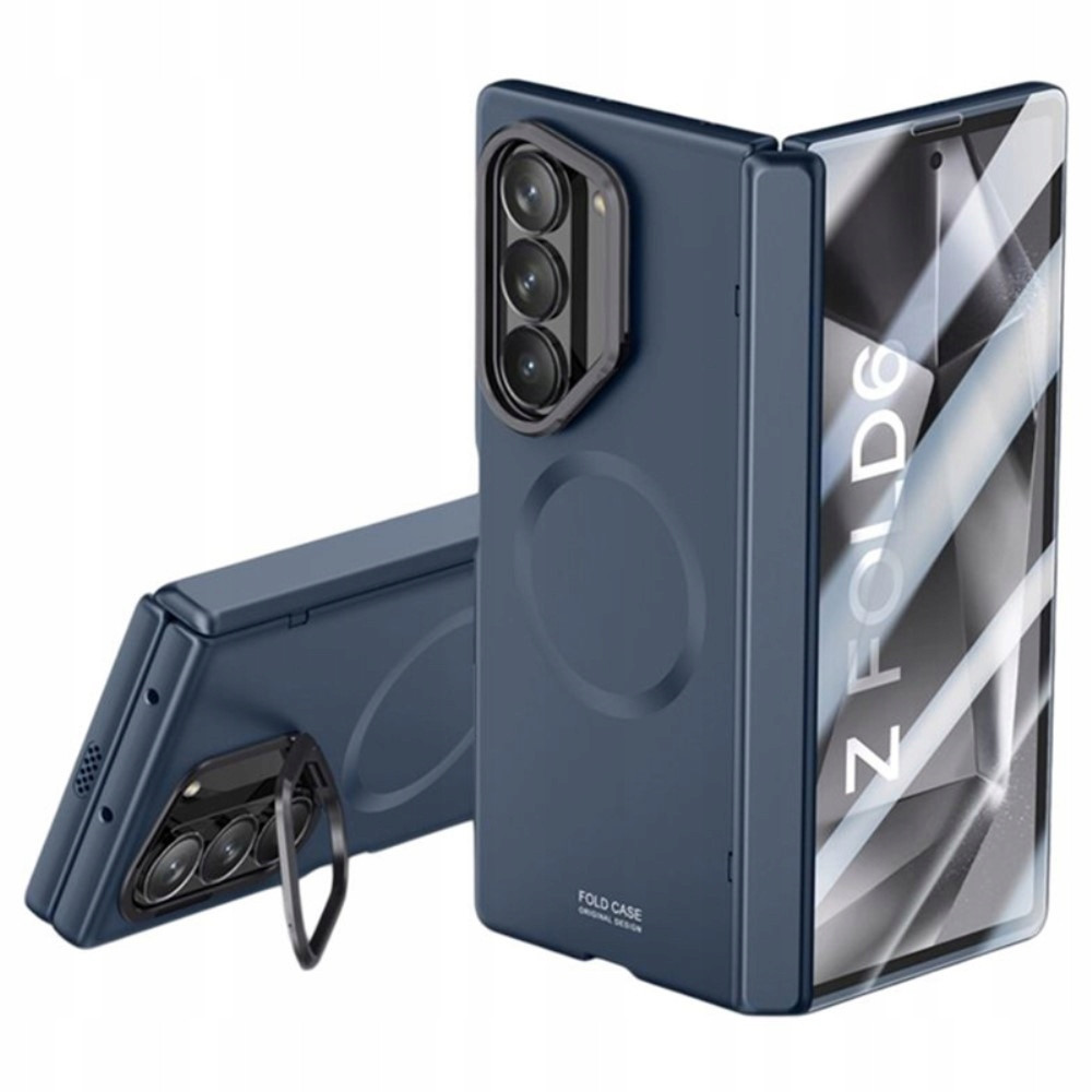 Pouzdro Sklo o Galaxy Z Fold6 5G, Kryt pro MagSafe, se stojánkem, ochranné
