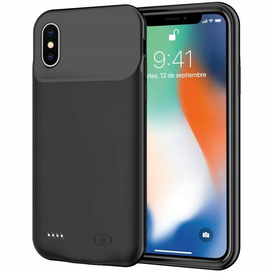 Pouzdro s baterií pro iPhone X/xs 5200mAh, powerbanka, kryt, powercase