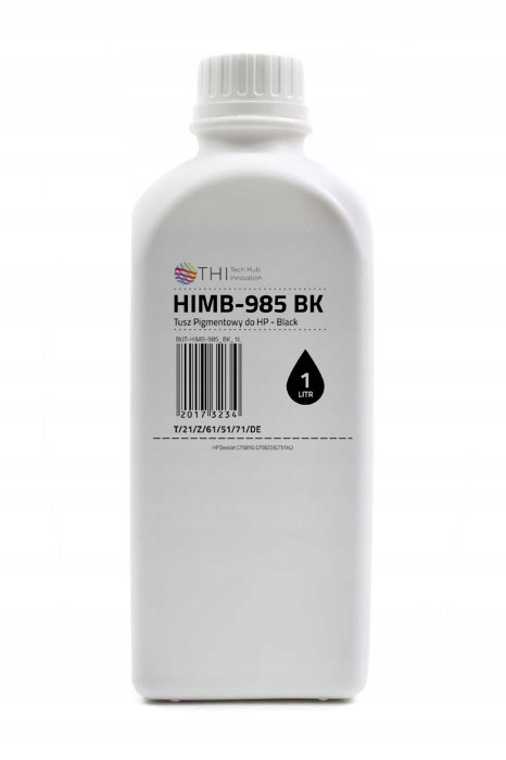 Láhev Black Hp 1L Pigmentový inkoust (Pigment) Ink-mate HIMB985