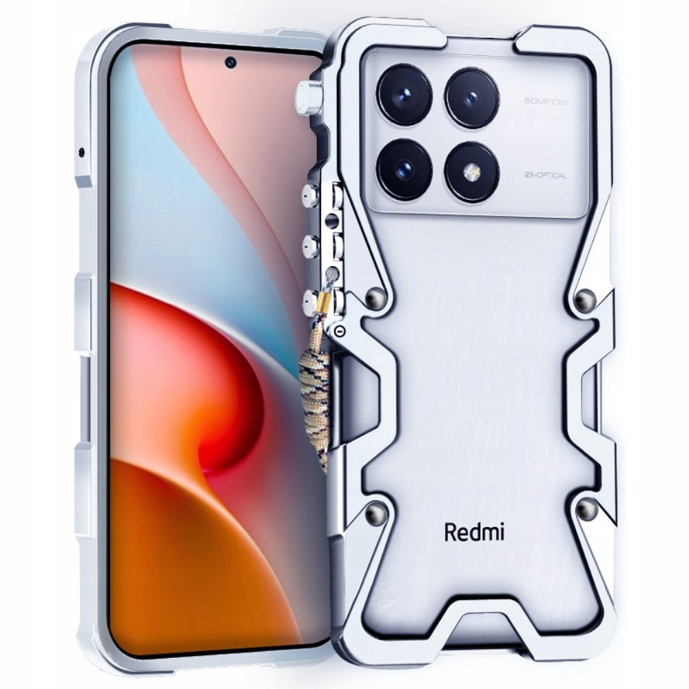 Pouzdro Pro Xiaomi Poco F6 Pro Kovové Bumper Ochranný Kryt Case