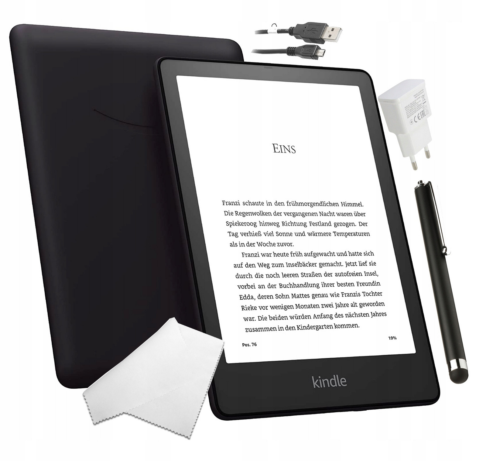 Voděodolná Čtečka Kindle Paperwhite 5 16GB Bez Reklam Doplňky Černá