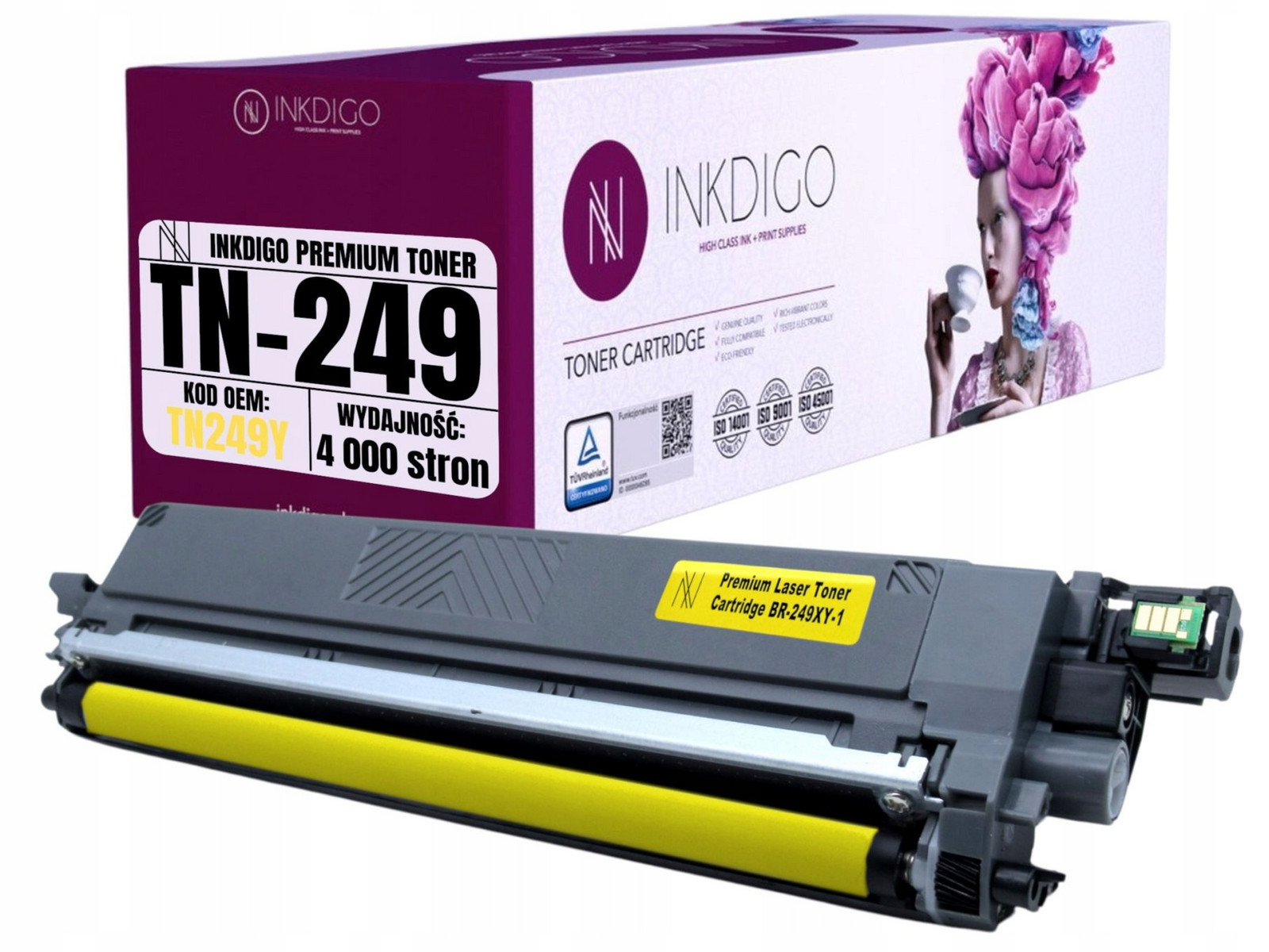 TN-249Y Toner Náhrada Pro Tiskárny Brother HL-L8230 HL-L8240 MFC-L8340