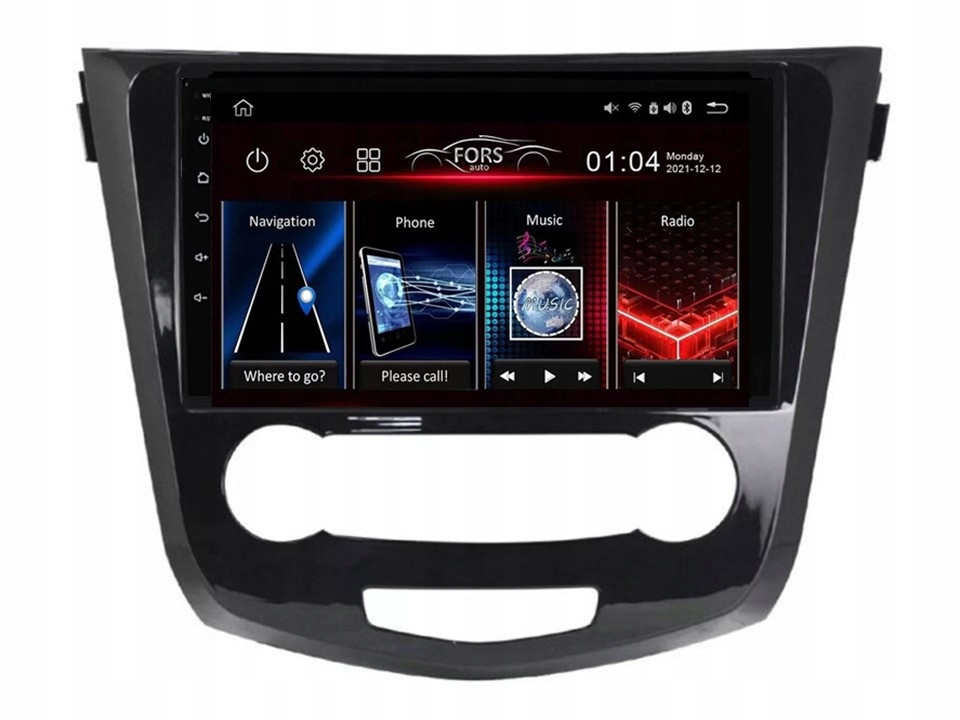 Android rádio FS1-Lite Nissan X-trail Qashqai (manuální Ac) 2013-2017