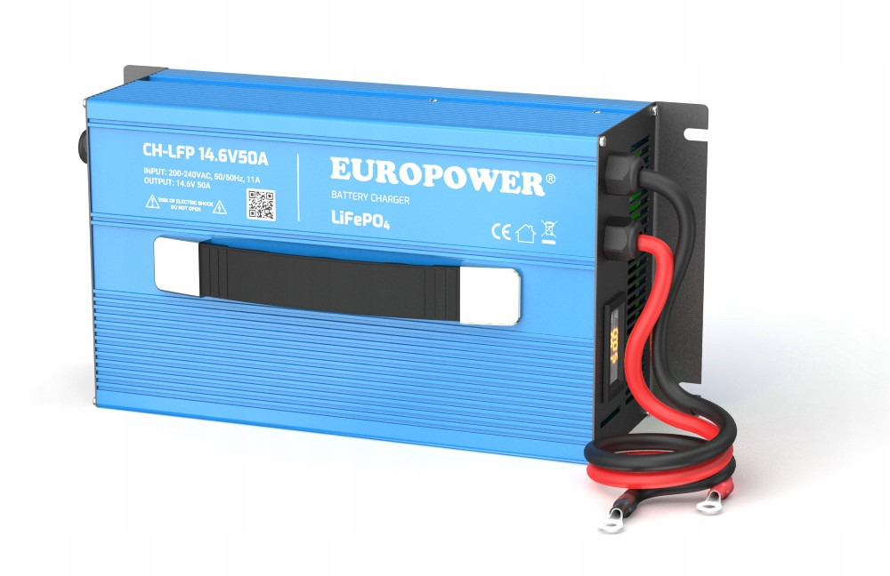 Nabíječka Usměrňovač Baterií LiFePO4 Lfp Lit Lithium 12V 50A Europower