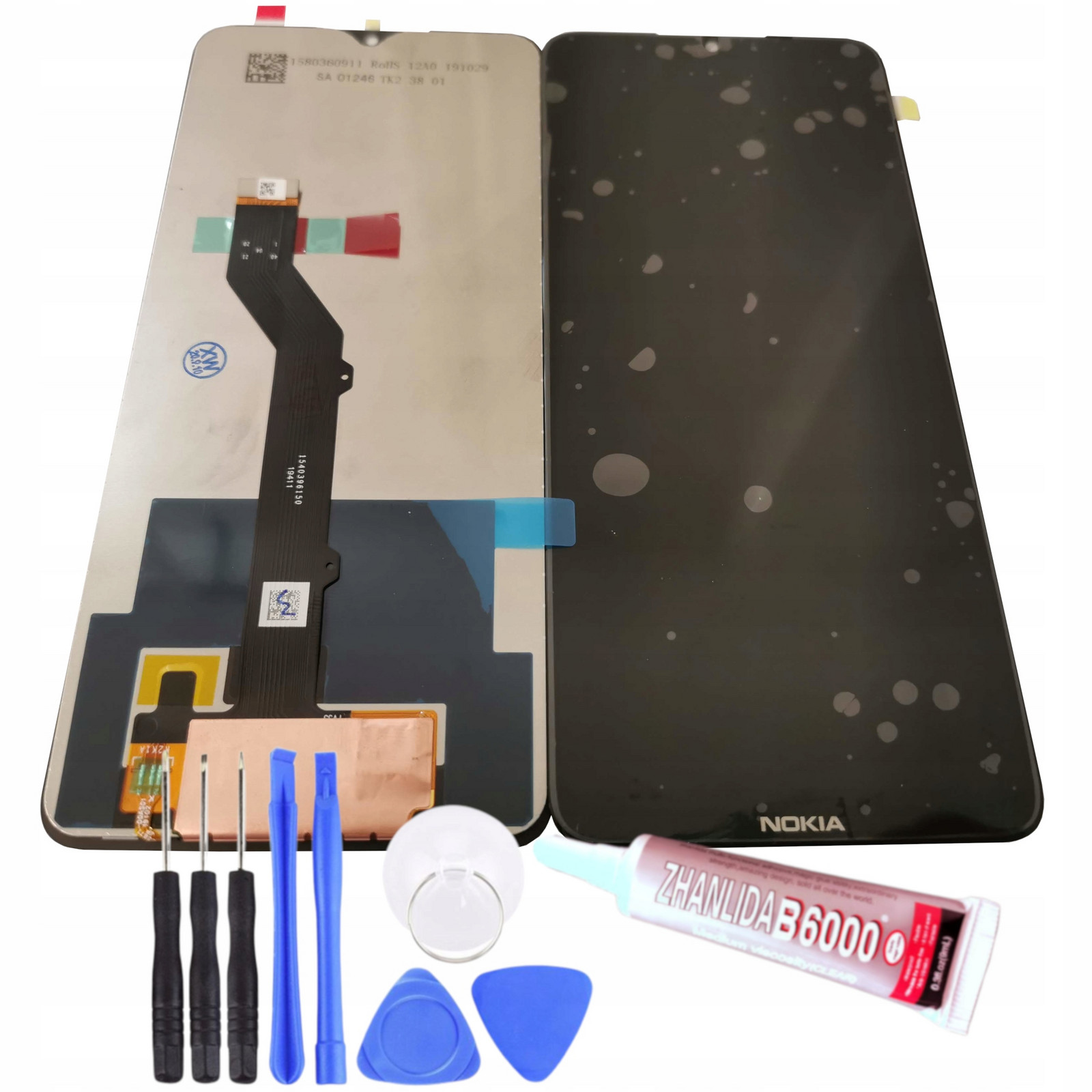 Originál LCD displej dotyková obrazovka digitizér pro Nokia 5.3 TA-1223