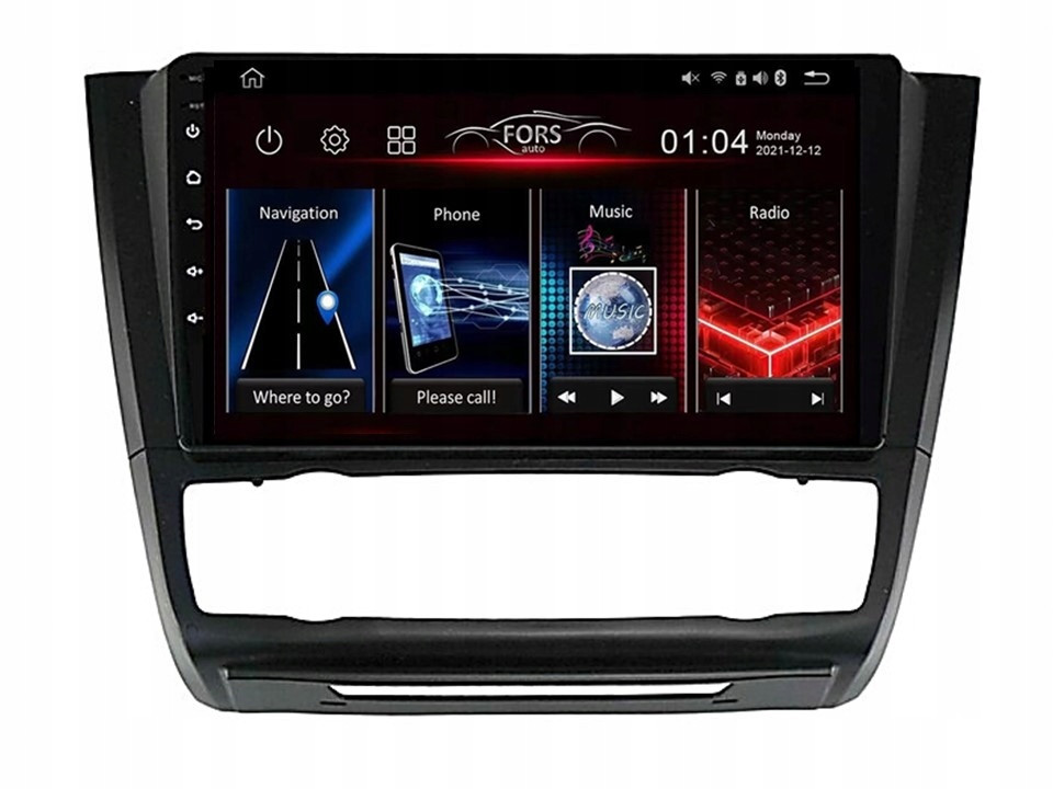 Android rádio FS1-Lite Bmw 1-Series (Auto Ac) 2008-2012