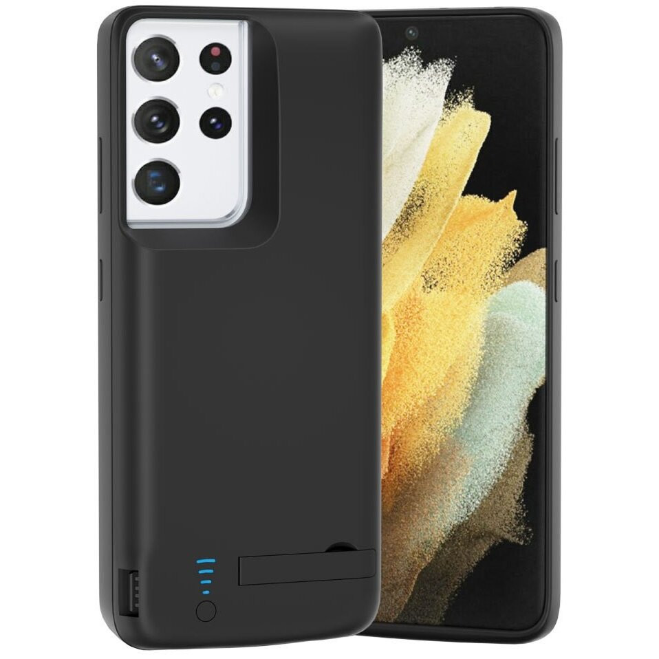 Pouzdro s 5000mAh baterií pro Samsung Galaxy S22 Ultra, powerbanka, kryt