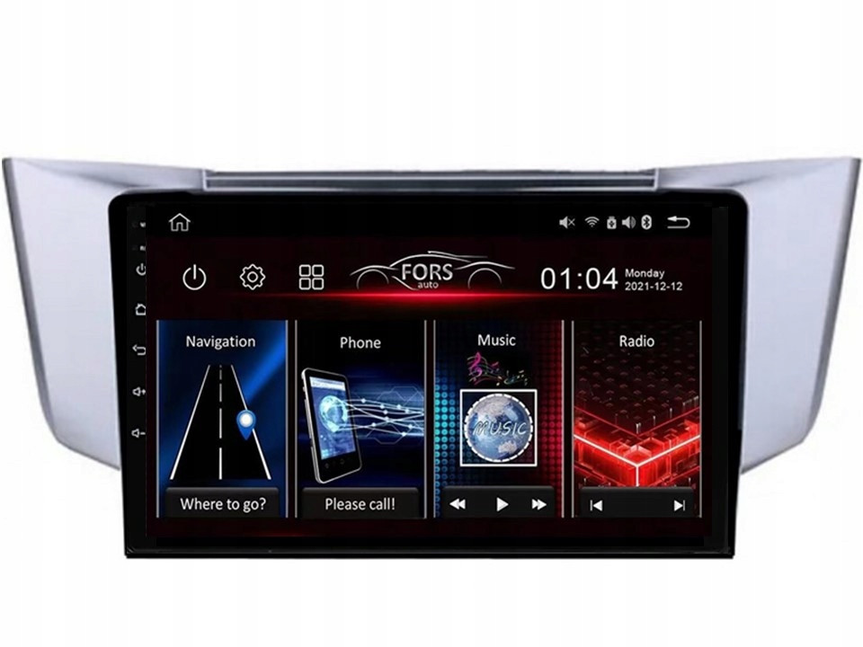 Android rádio FS1-Lite Lexus RX300 RX330 RX350 2003-2009