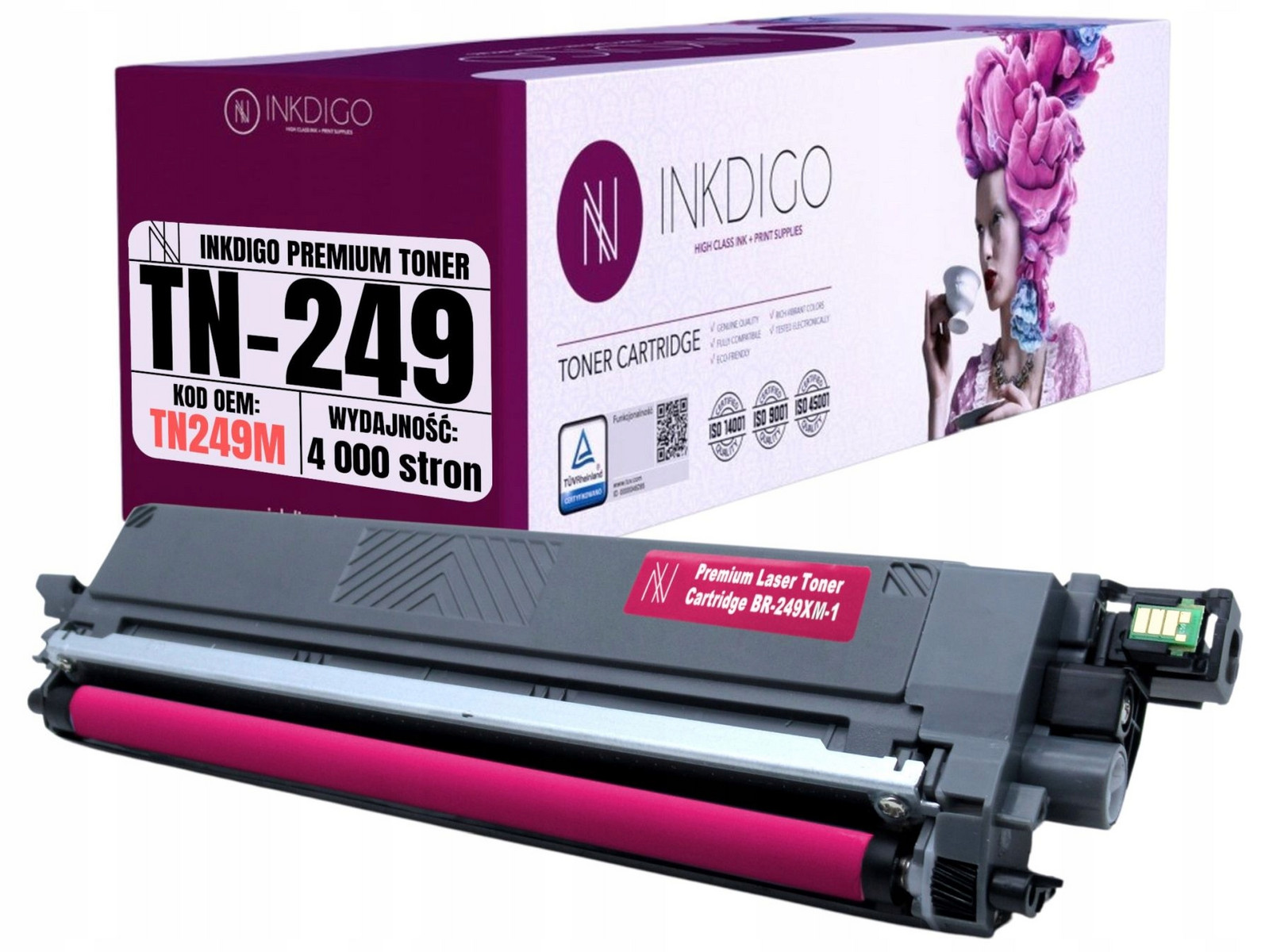 TN-249M Toner Náhrada Pro Tiskárny Brother HL-L8230 HL-L8240 MFC-L8340