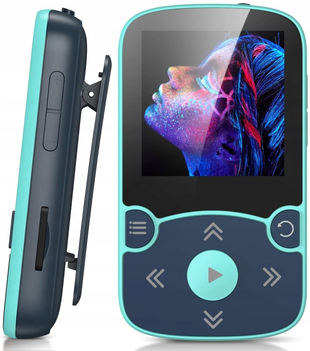 MP3 AGPtek A65X modrý 32 Gb Bluetooth přehrávač 5.0 Tft Obrazovka