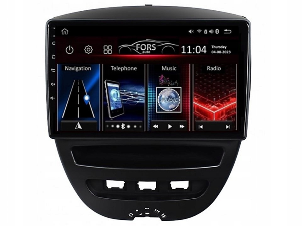 Android rádio FS2-Ultra Aygo C1 107 2/32GB, CarPlay Android Auto