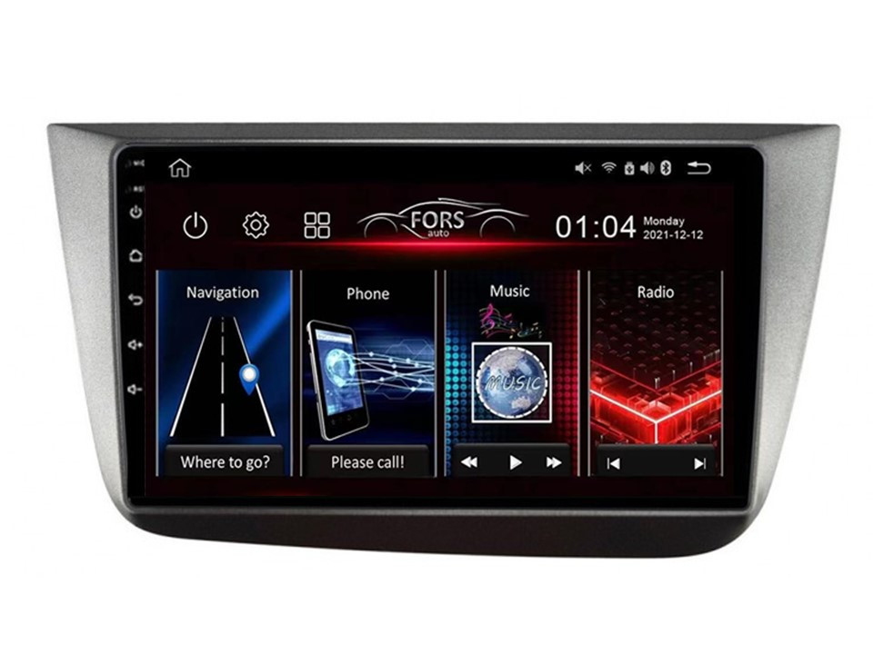 Rádio Android FS-Max4 Seat Altea 2004-2015 4/32 CarPlay Android Auto 8jádrový