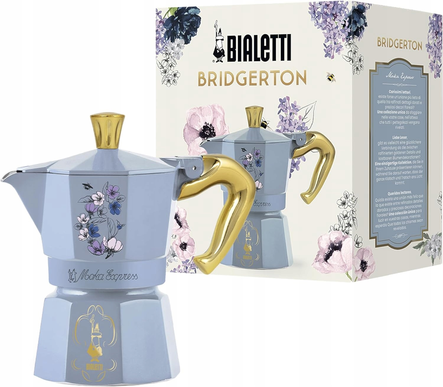 Kávovar Bialetti Moka Express Bridgerton 130 ml