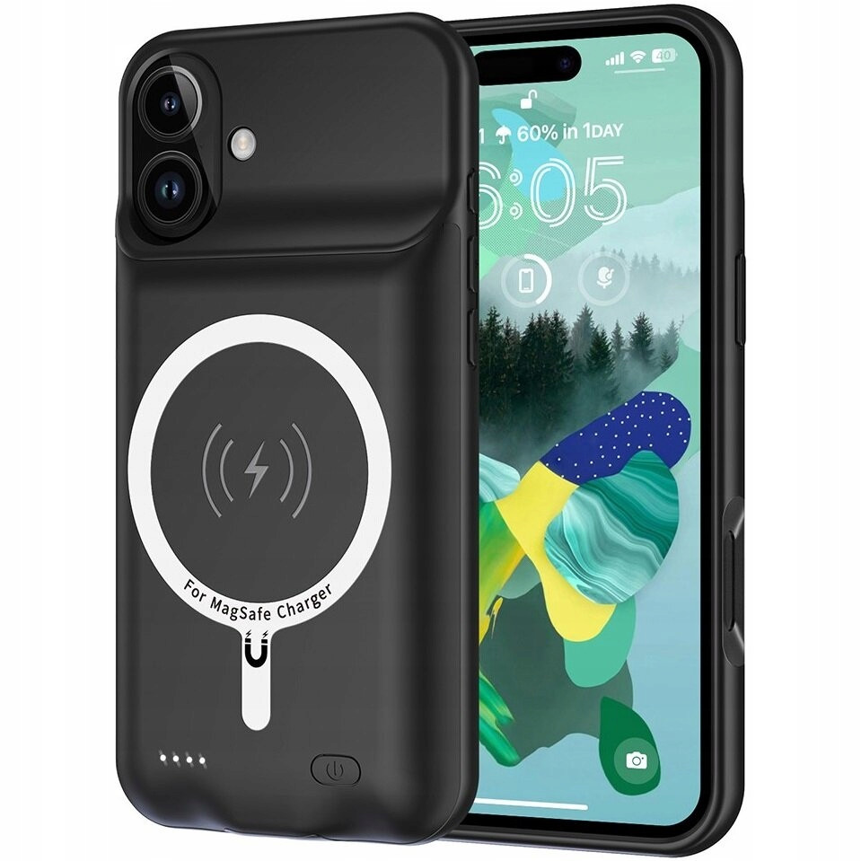 Pouzdro S 7000mAh Baterií Pro Iphone 16 Kryt Powerbank Case Pro Magsafe