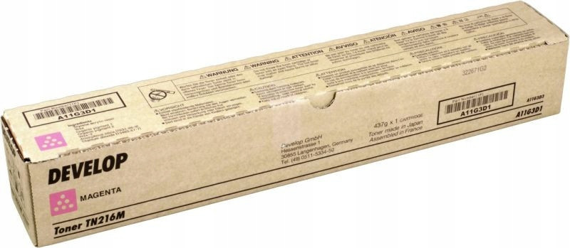 Toner Develop TN-216 A11G3D1 M Originál Magenta Ineo+ 220 Ineo+ 280