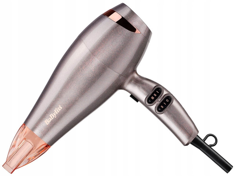 Vysoušeč vlasů stříbrný metalický s hrotem Babyliss Elegance 5336NPE