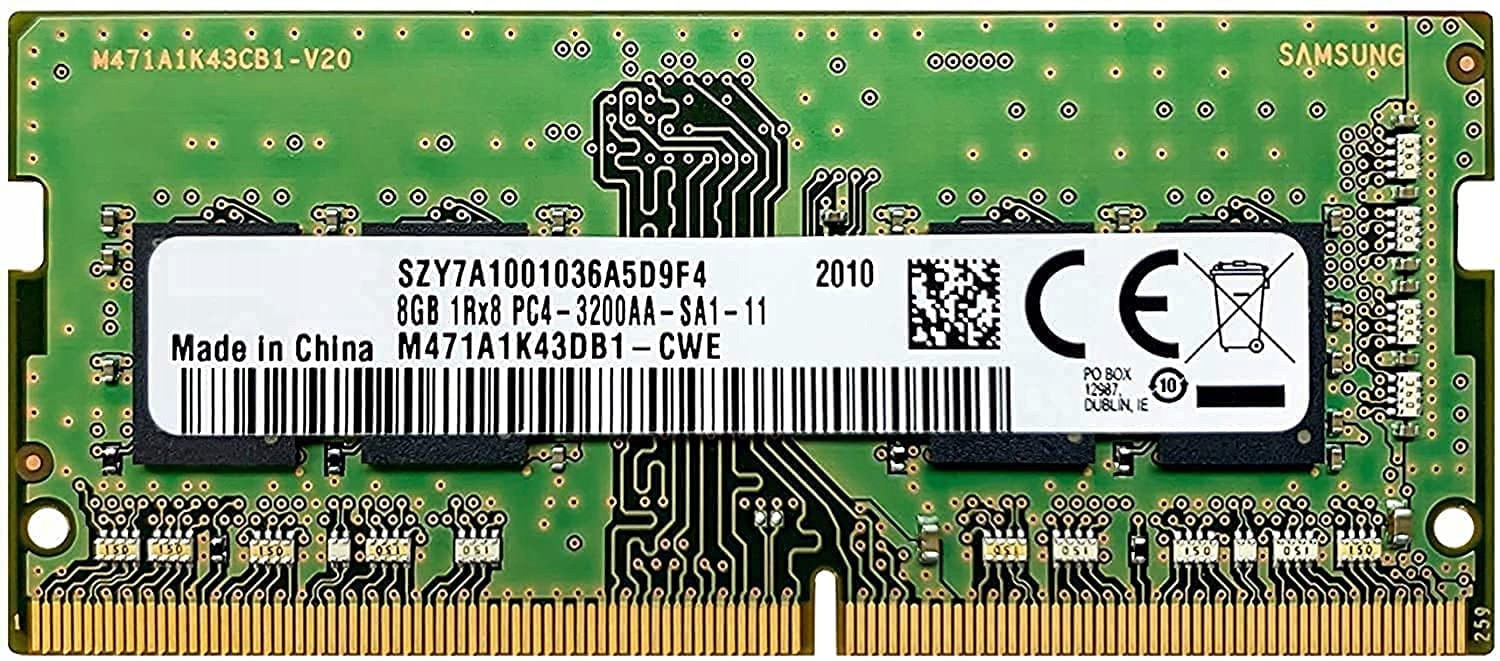 PAMSA4SOO0023 Samsung So-dimm 8GB DDR4 1Rx8 3200MHz PC4-25600