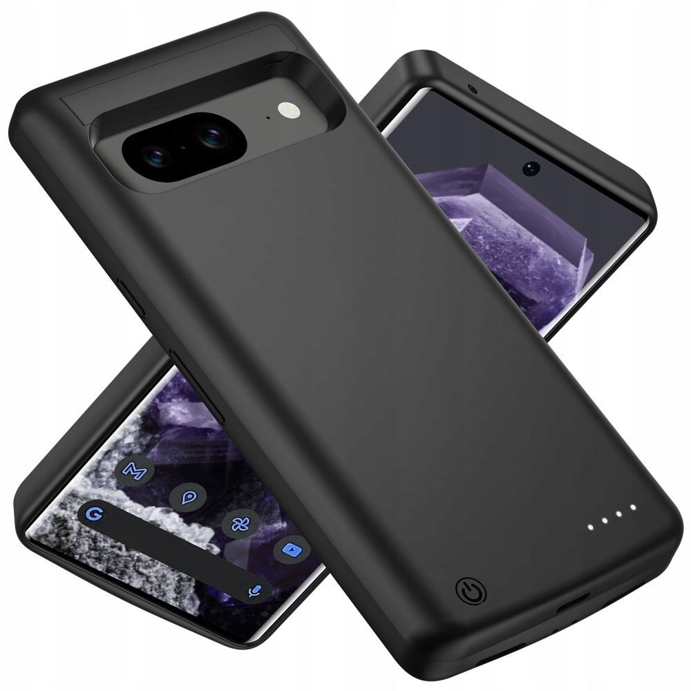 Pouzdro pouzdro s 10000mAh baterií pro Google Pixel 8, powerbanka pro telefon