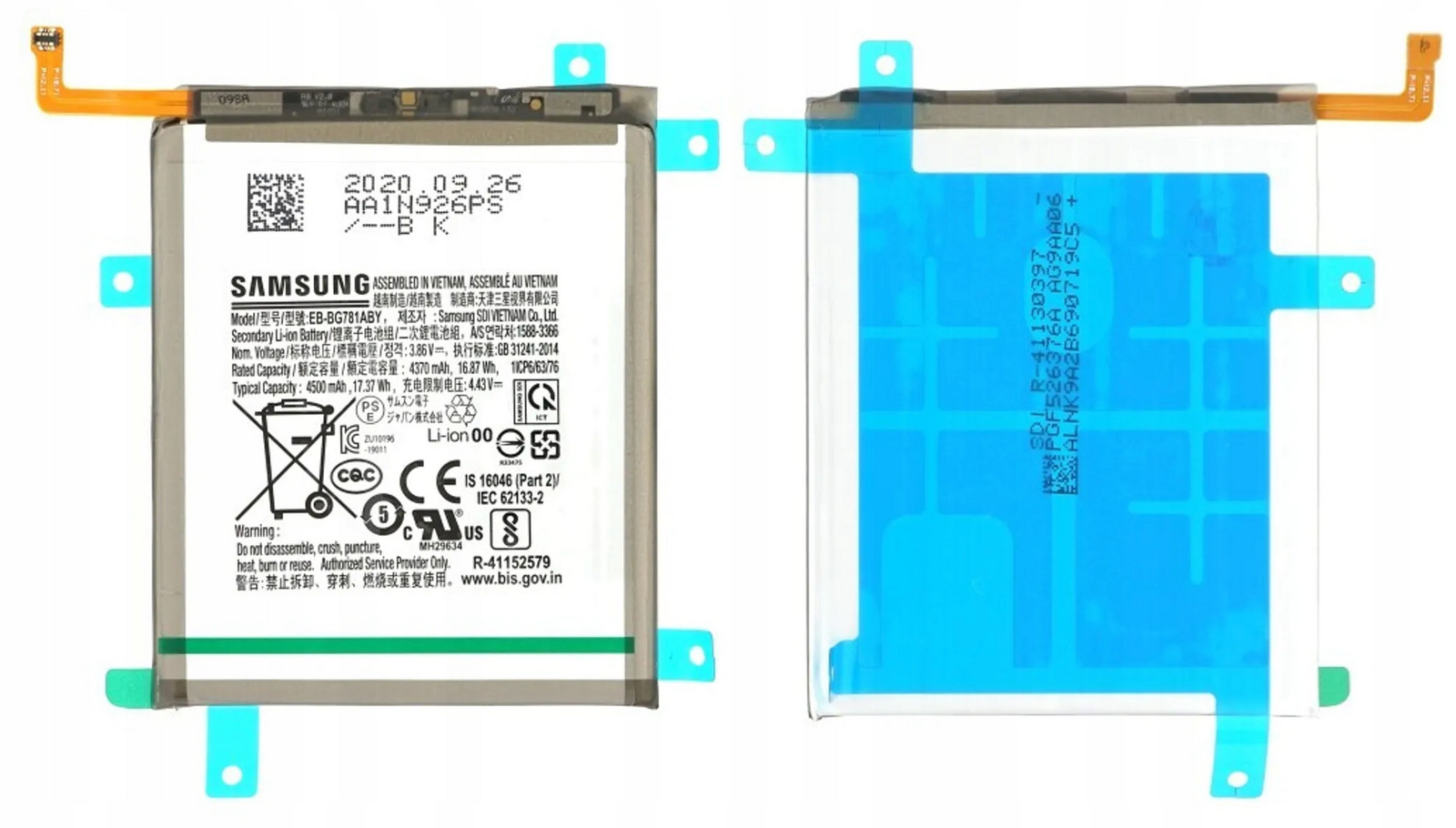 EB-BG781ABY baterie pro Samsung Galaxy S20 FE/A52/A52S Service Pack