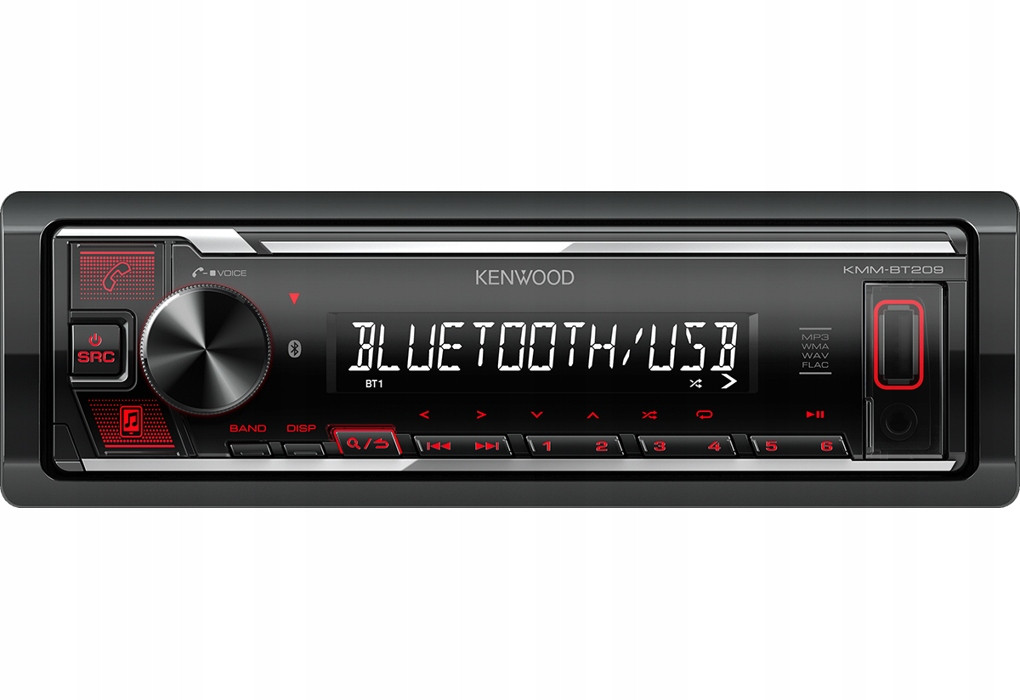 Kenwood KMM-BT206 KMM-BT209 Autorádio Aux Usb MP3 Bluetooth