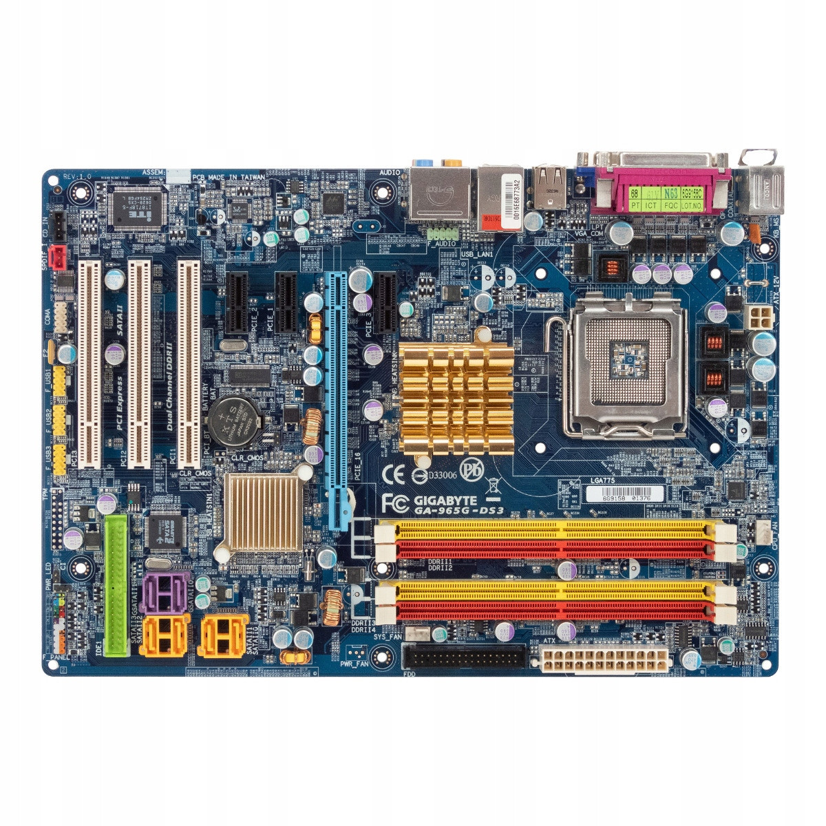 Gigabyte GA-965G-DS3 Socket 775 DDR2 PCIe Pci Atx