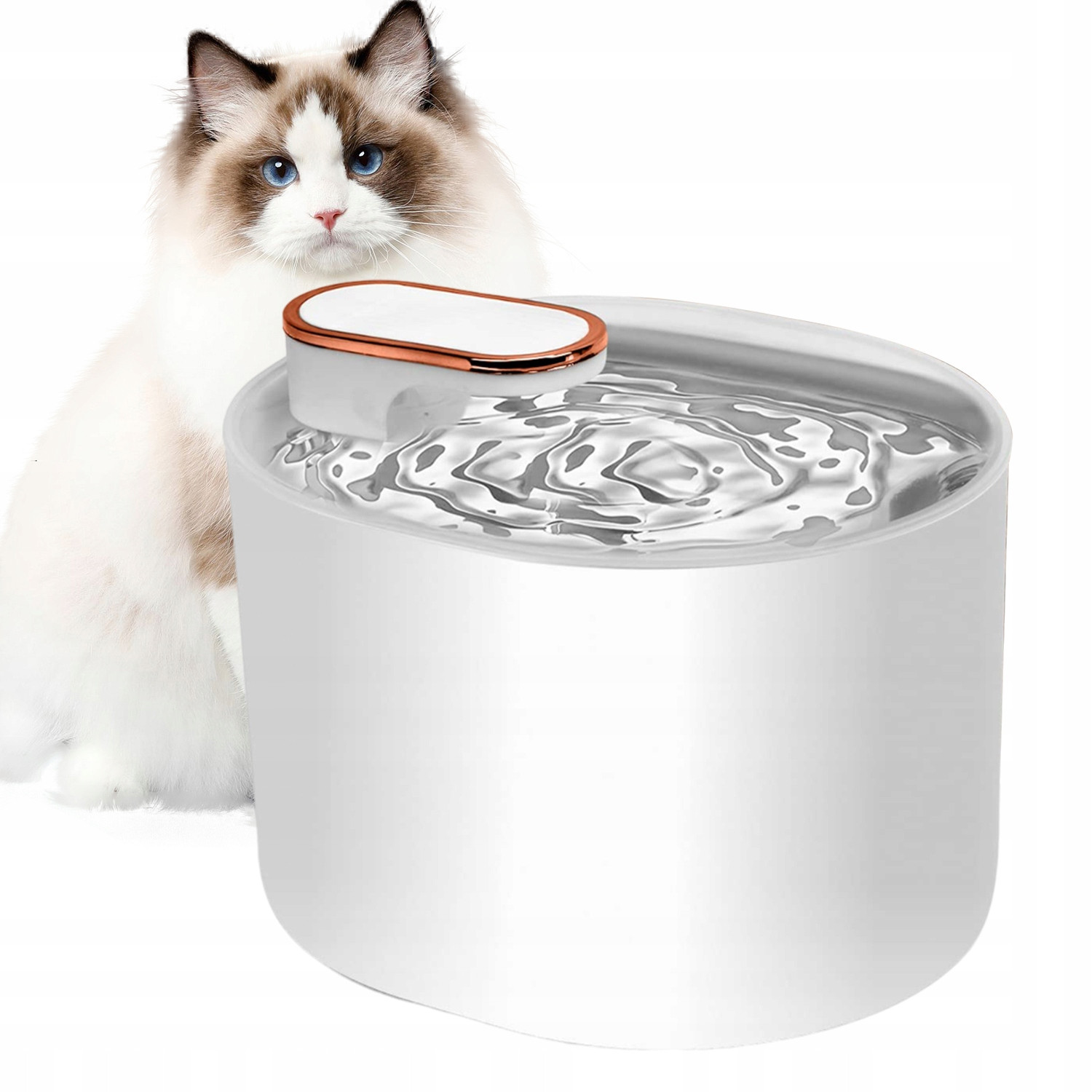 Fontána Pro Zvířata Filtr S Aktivním Uhlím Inteligentní Čerpadlo S Led 3L