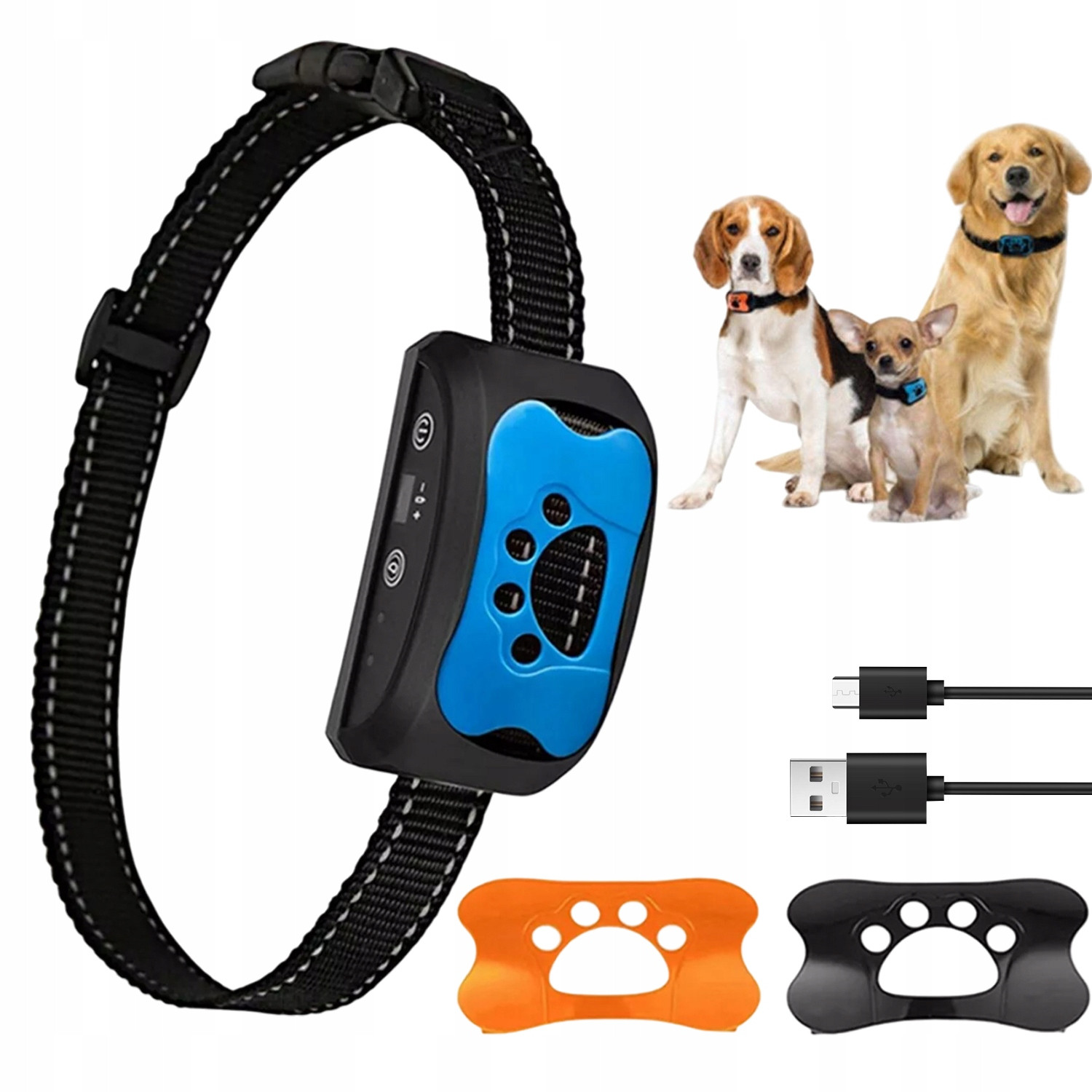 Výcvikový Obojek Na Psa Proti Štěkání 7 Úrovní Korekce