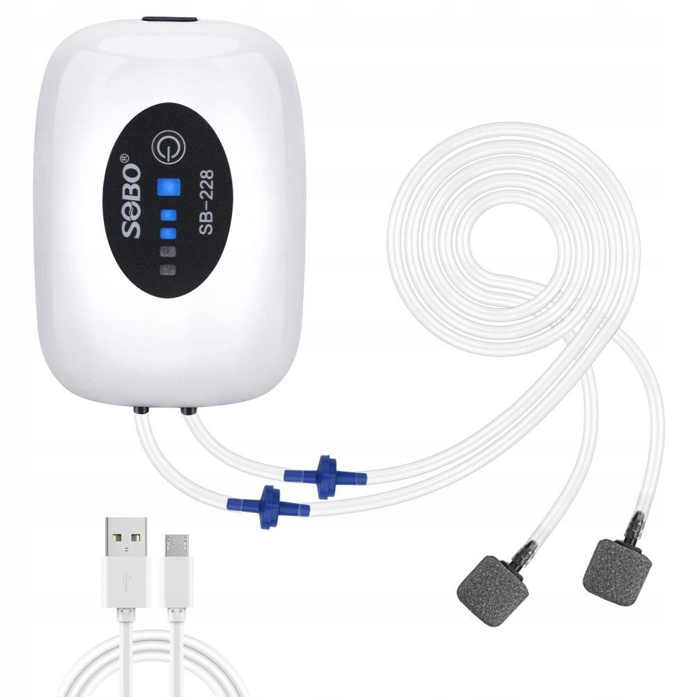 4800mAh Vzduchové Čerpadlo Do Akvária S Regulací Výkon