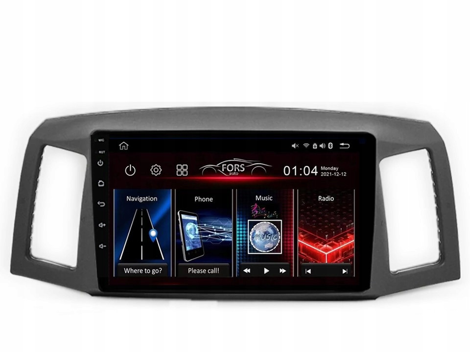 Rádio Android FS1-Lite Jeep Grand Cherokee 2004-2007