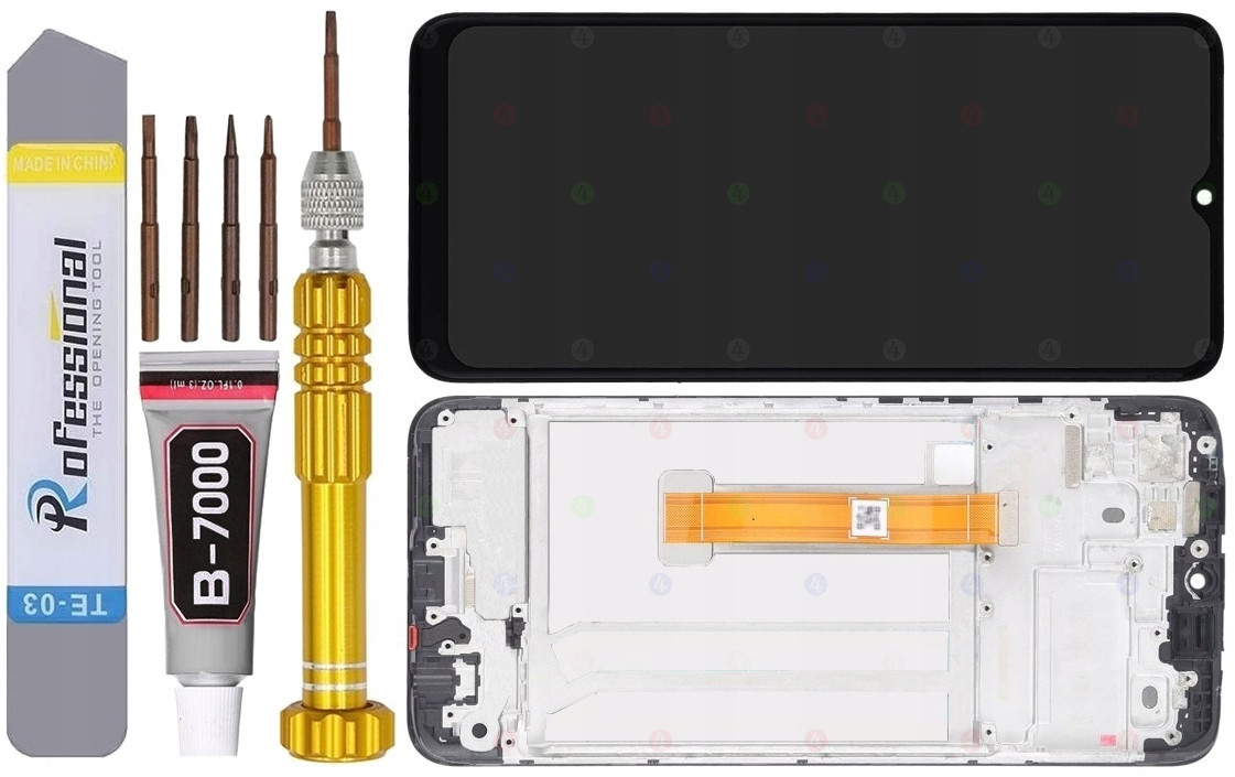 Oppo A15 2020 CPH2185 LCD displej Obrazovka Rámeček