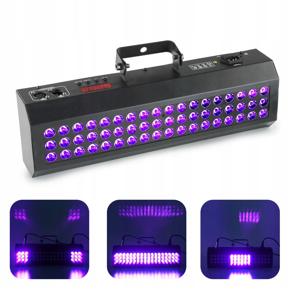 Nosník Uv Led reflektor Bar DMX 54x 3W Firefog