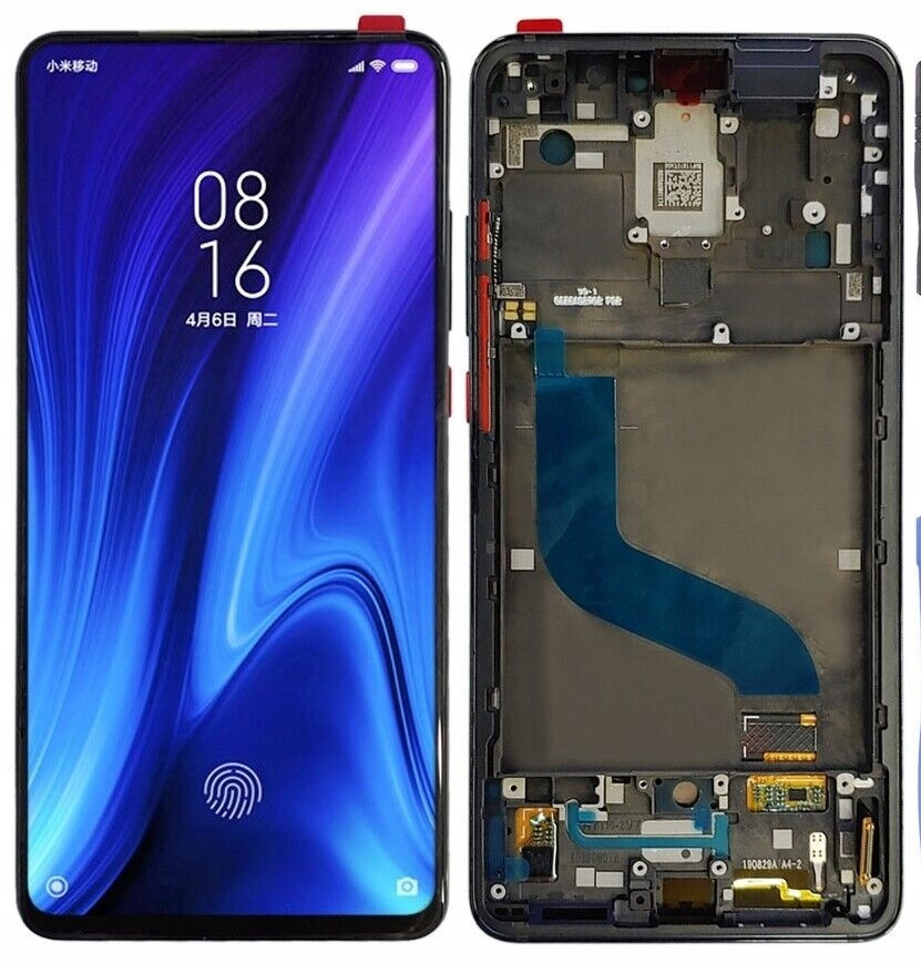 LCD displej Displeje Pro Xiaomi MI 9T Pro Rámeček Černý Oled