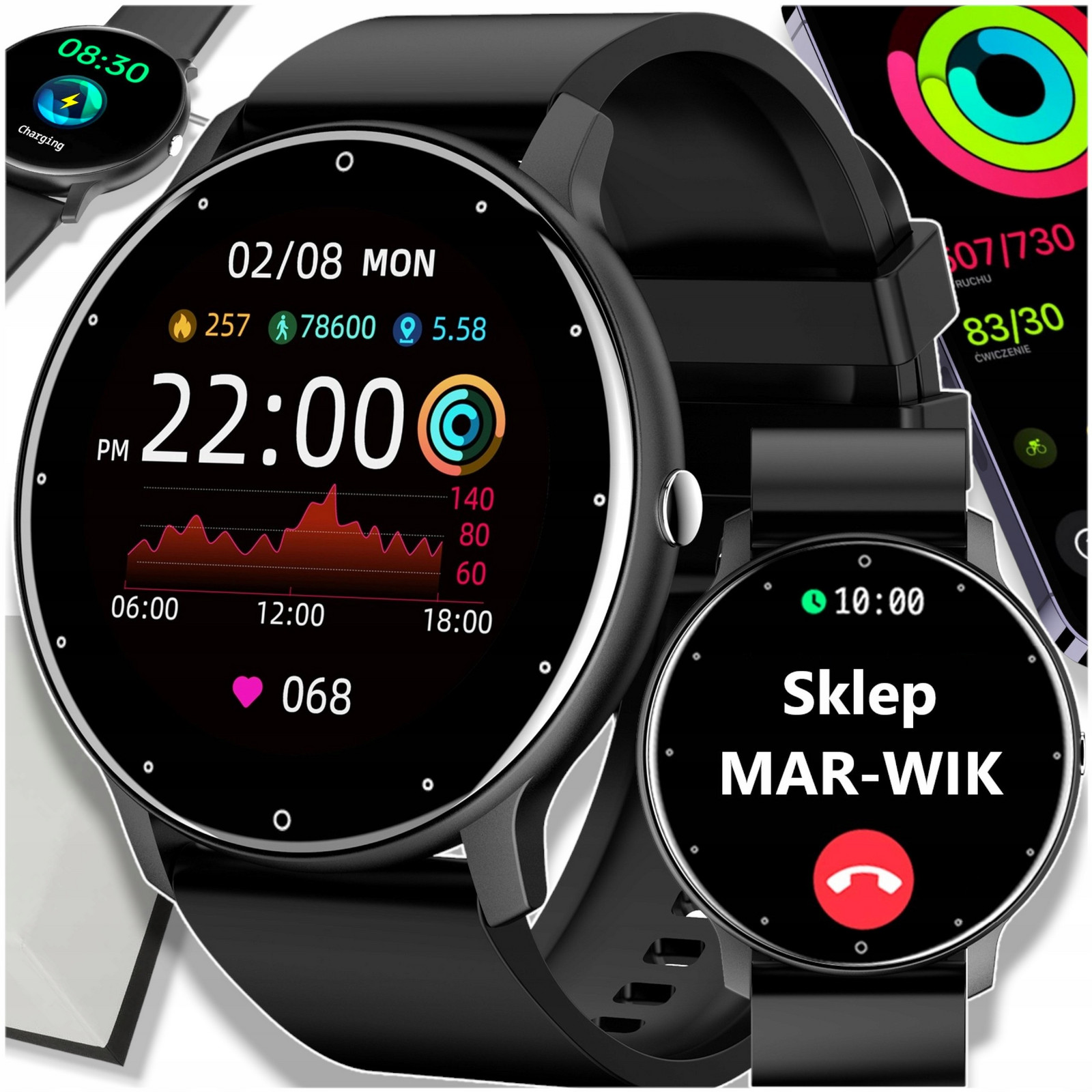 Chytré Hodinky Dámské Pánské Vodotěsné Hodinky Dotykové Hovory Smart Watch Bt