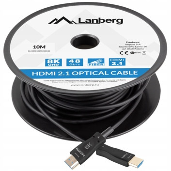 KBALAEHDM0062 Lanberg Hdmi Kabel Lanberg Hdmi Kabel M/M V2.1 10M Optický