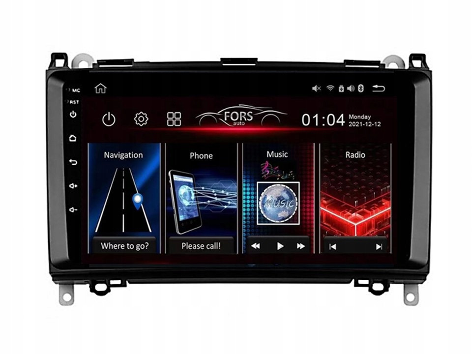 Android rádio FS1-Lite Benz B200 třídy A B 2004-2012