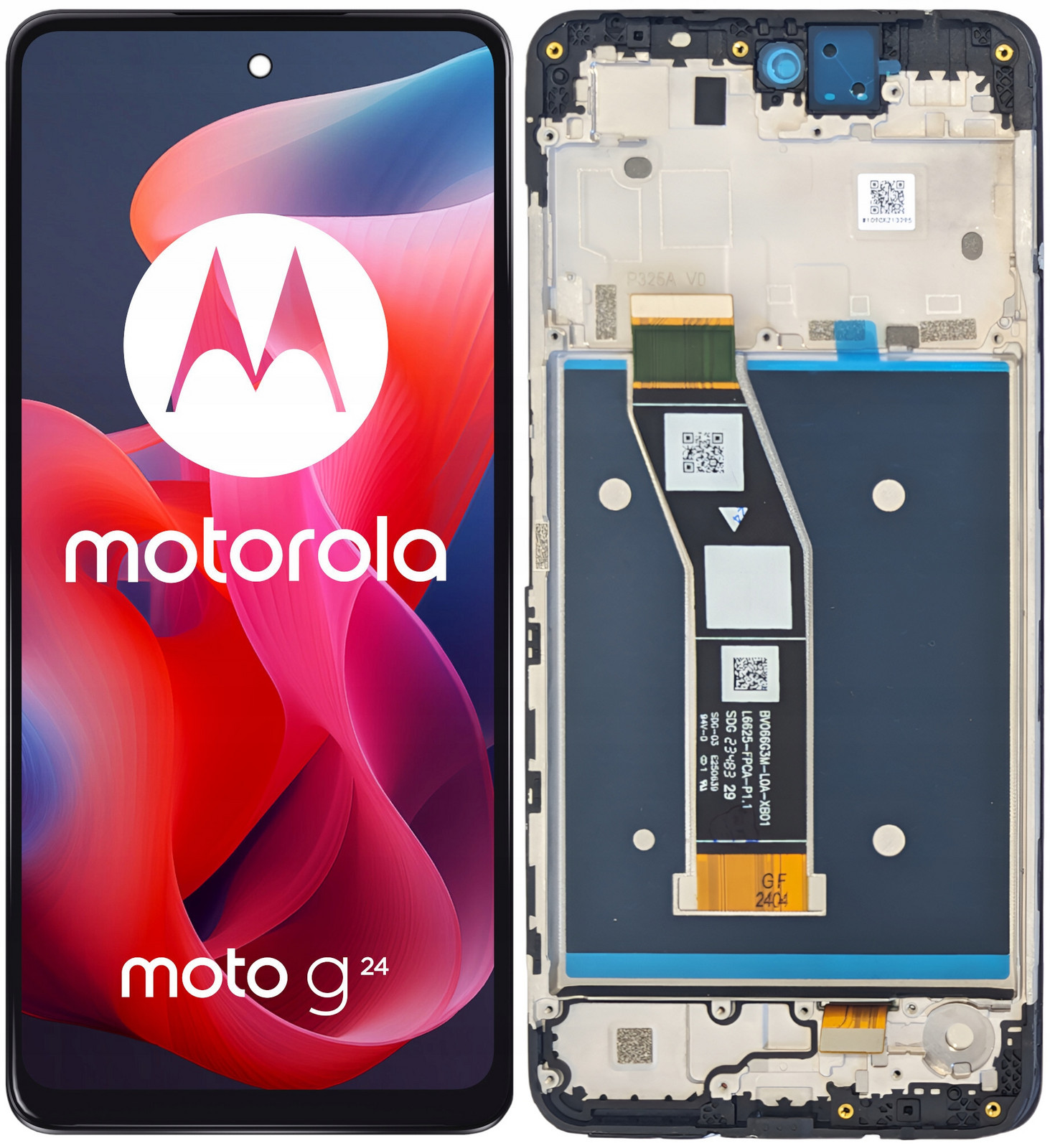 LCD Displej Pro Motorola G24 Rámeček