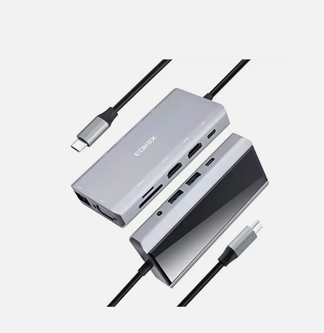 Eokex 11 v 1 Rozbočovač Usb-c, víceportový adaptér typu C s
