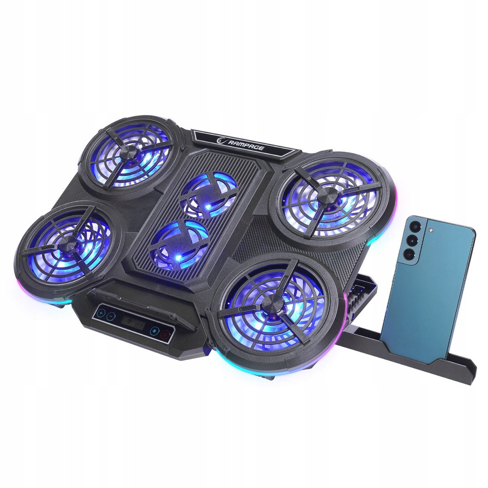 Rampage Prote R6 Chladící podložka pod notebook 10-17