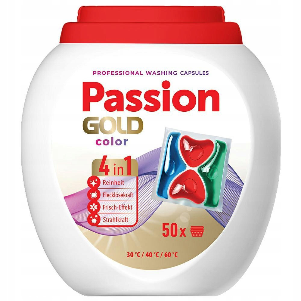 Passion Gold Color 50 Caps 4in1 německé kapsle na praní barev