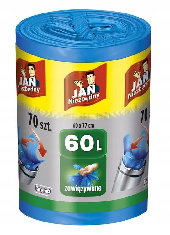 Jan Niezbędny Hd sáčky Easy-pack Modré 60L 70ks