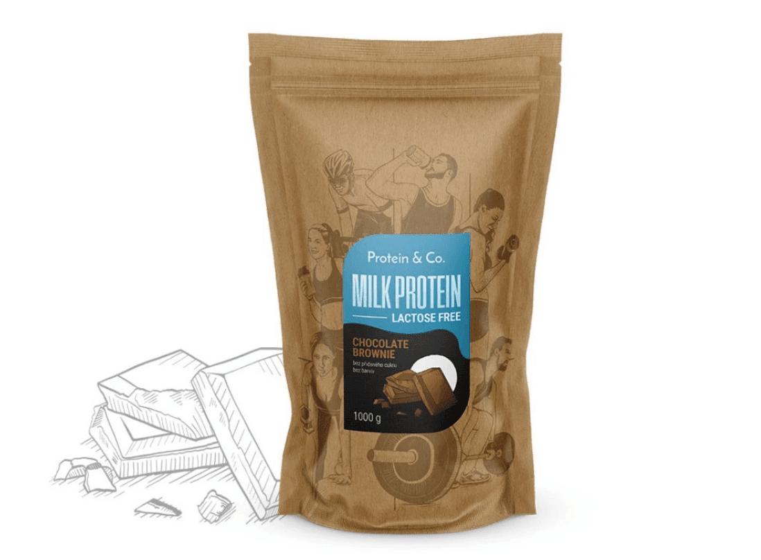 ProteinaCO MILK PROTEIN 1Kg chocolate brownie - BEZLAKTÓZOVÝ