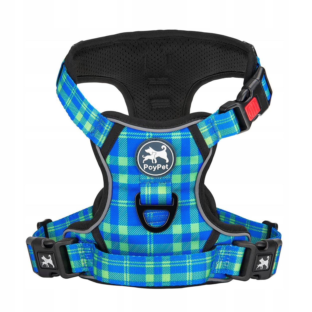 Poypet Postroj pro psy bez tahání Reflexní kontrolní rukojeť L