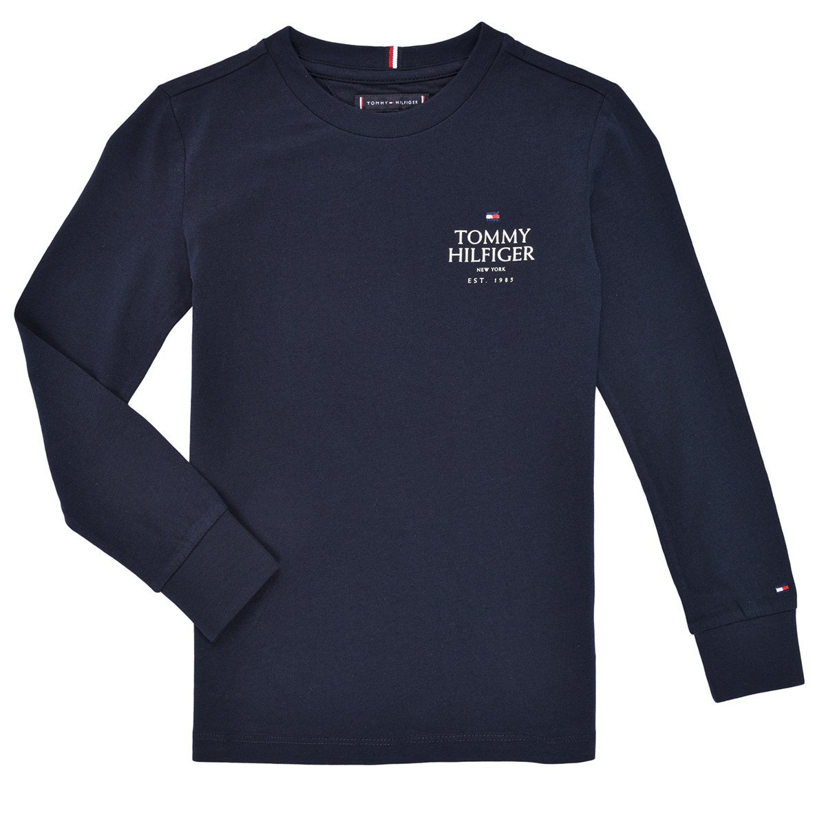 Tommy Hilfiger  TH LOGO PUFF PRINT REG TEE LS  Modrá