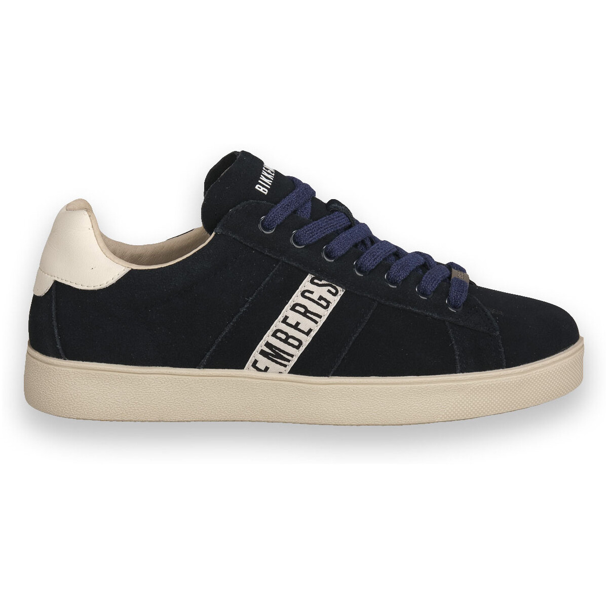 Bikkembergs  NAVY SUEDE  Modrá