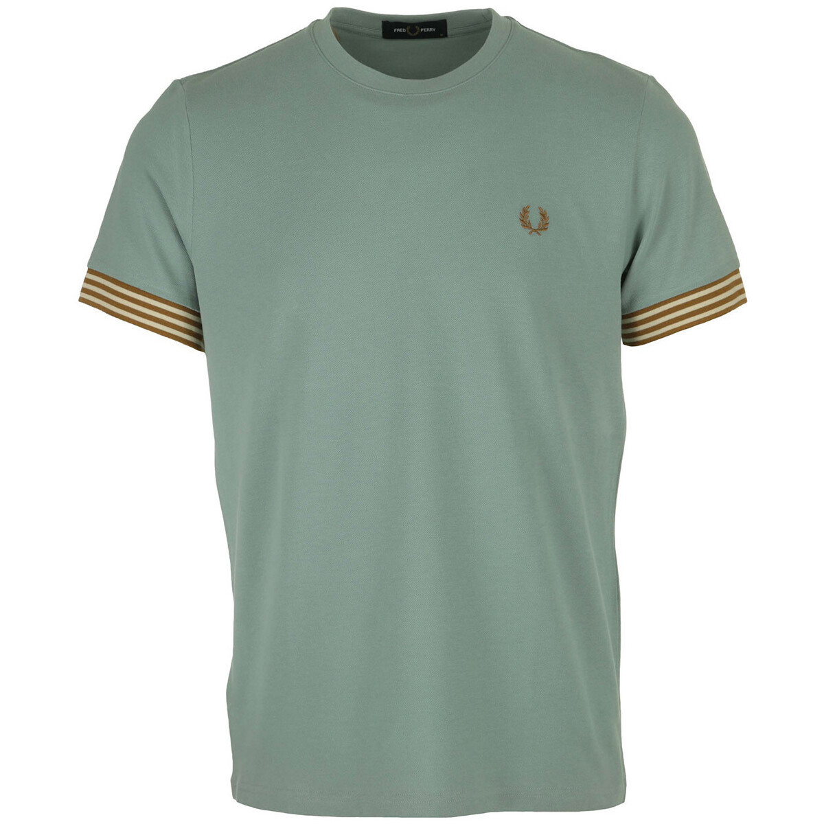 Fred Perry  Stripped Cuff  Zelená